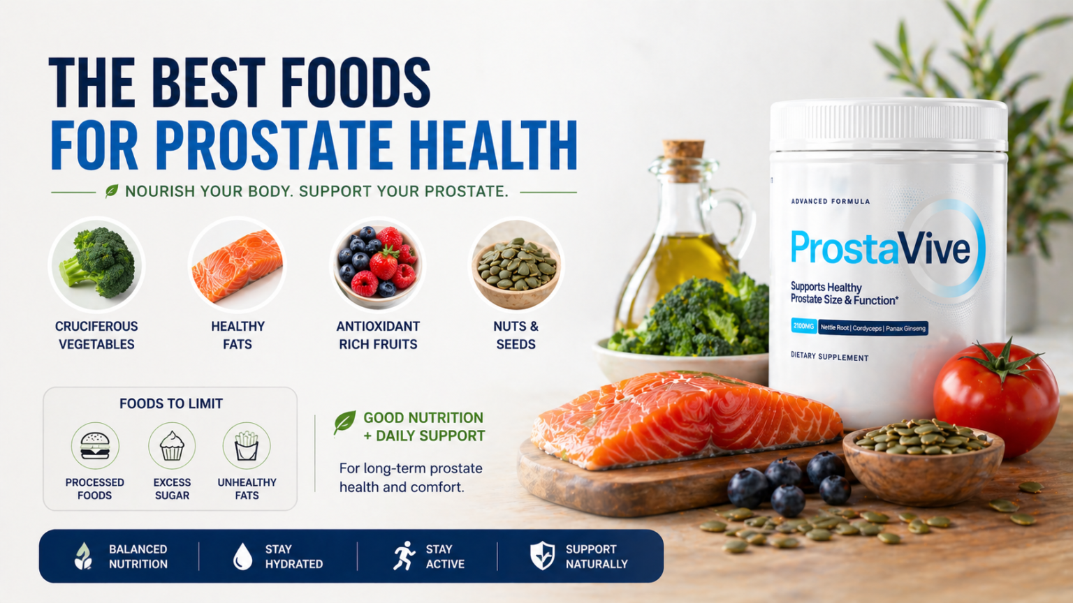 Prostate health essentials and nutrition guide